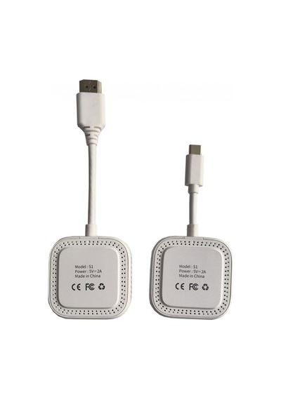 Type C To Hdmı Kablosuz Ses Ve Görüntü Aktarıcı Set Hdmi Alıcı Verici Kit