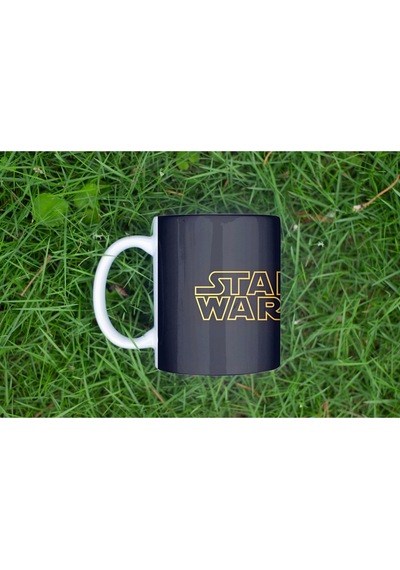 Star Wars Darth Vader Temalı Kupa Bardak - Karanlık Güç Film Koleksiyon Beyaz