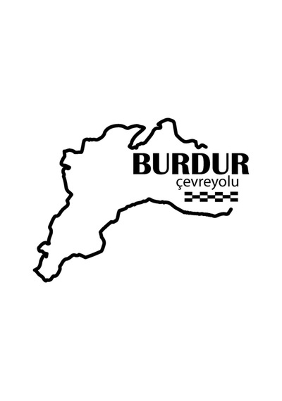 Burdur Çevreyolu Sticker 12 9 Cm