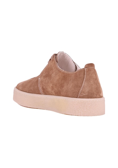 Shoetyle - Vizon Hakiki Süet Bağcıklı Erkek Günlük Ayakkabı 666-21-1246 Vizon