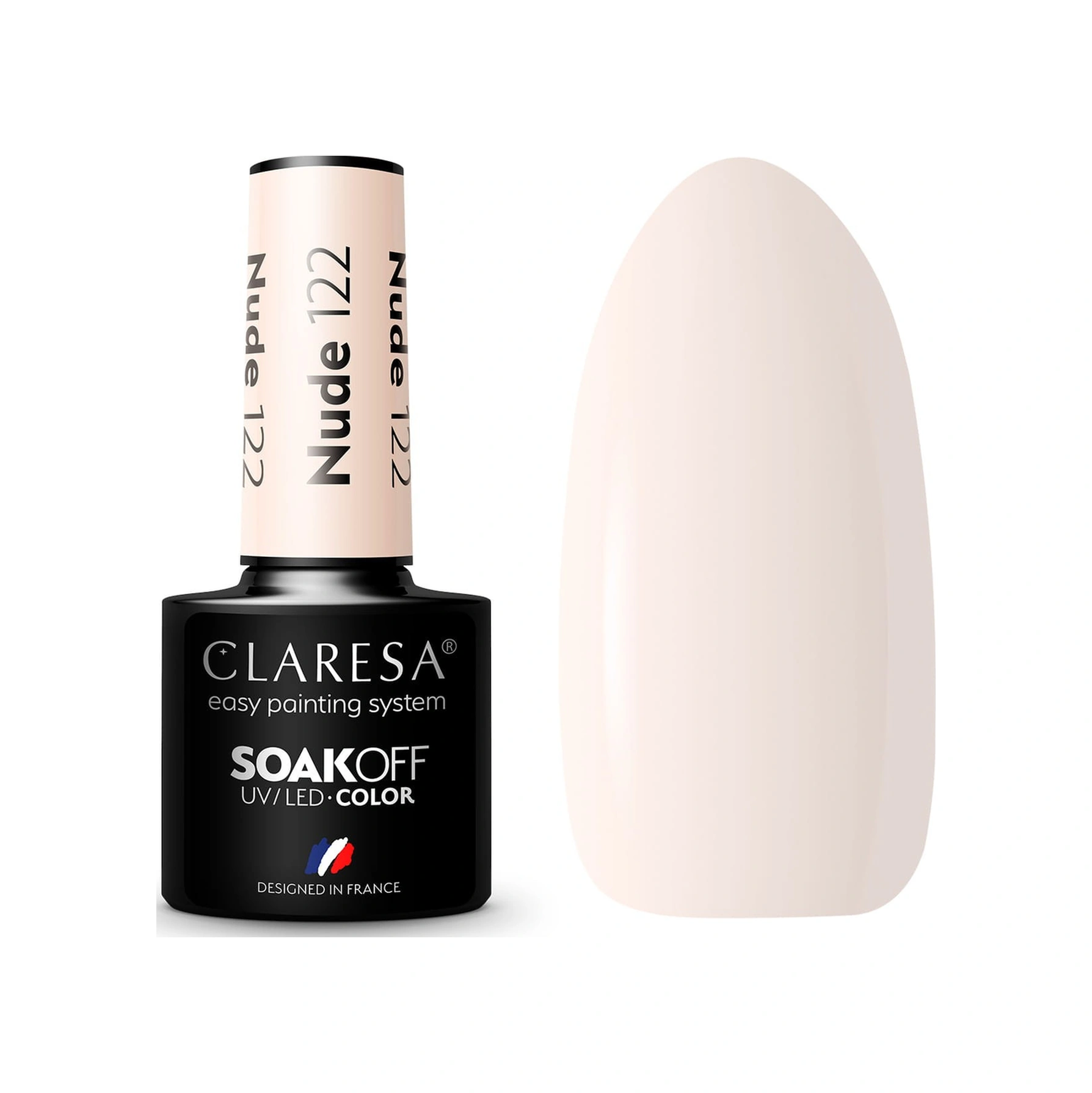 Claresa Kalıcı Oje Nude 122 Açık Nude Pembe 5gr