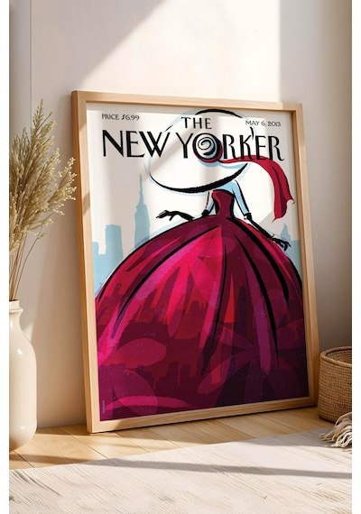 The New Yorker Çerçeveli Tablo May 6 2013 - City Flair Şehir Havası Tablosu