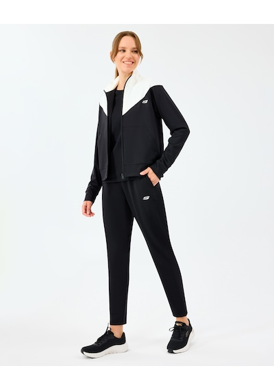 Skechers W Performance Track Suit Kadın Siyah Eşofman Takımı S212251-3817 Siyah