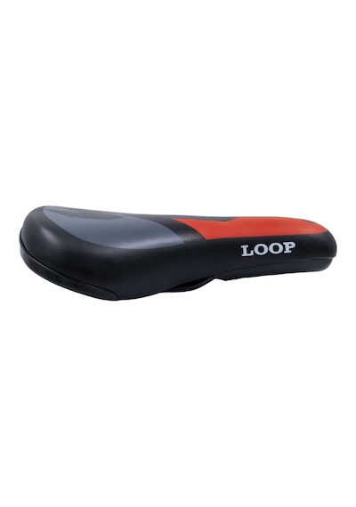 Loop Zy-9408-c Sele 245x154mm - 323gr Çocuk -mtb Bisiklet Selesi 24-26 Jant Uyumlu Siyah Kırmızı