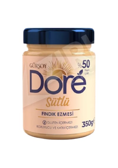 Dore Glutensiz Sütlü Fındık Ezmesi %50 Fındık 350 Gr.