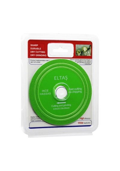 Cam Kesme Yeşil Hassas Kesici Disk - Taşlama 115x22x23x15mm 5324