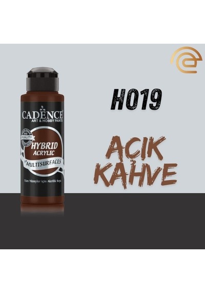 Cadence Hybrid Multisurface Akrilik Boya 120 Ml H019 Açık Kahve