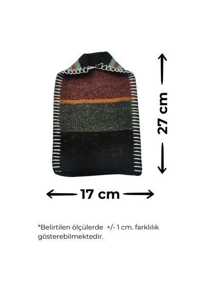 Pamuk Ve Yün Karışım Otantik Banyo Hamam Kesesi Peeling Eldiveni 17x25 Cm.