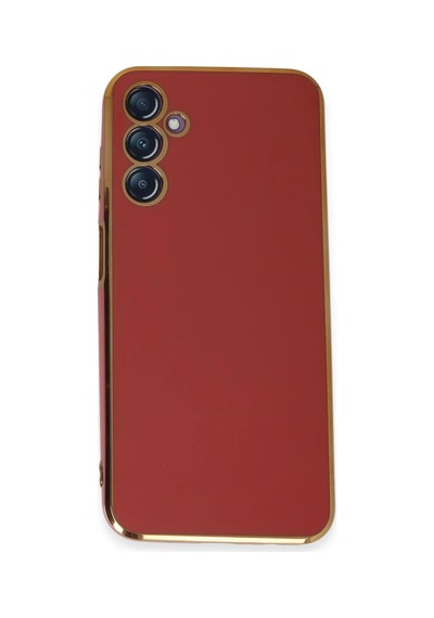 Samsung Uyumlu  Galaxy M14 5g Kılıf Volet Silikon - Kırmızı 0.2M-Çok Renkli