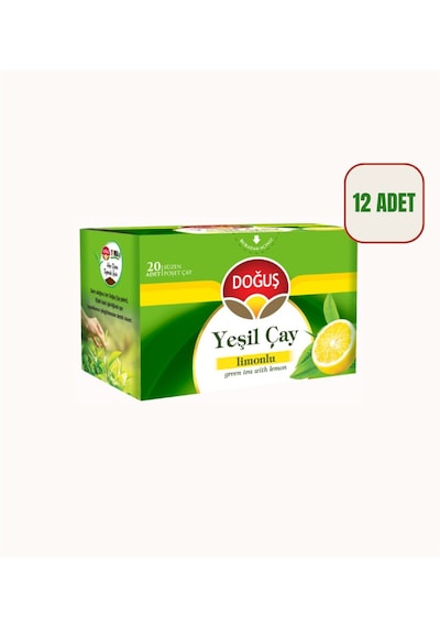 Doğuş Yeşil Çay Limonlu 12 x 20'li