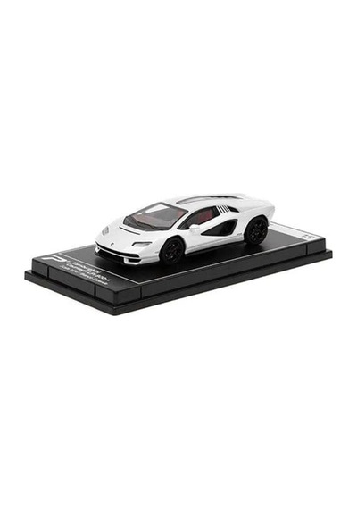 Hyper Car Lamborghini Countach Lpı 800-4 Bianco Siderale -league Collection 1/64 Model Araba