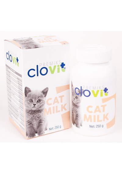 Clovit Cat Milk Yavru Kediler İçin Taurin İçeren Takviye 250 G