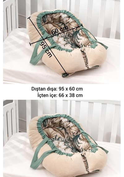 Wellgro Tropical Babynest Bebek Yatağı Anne Yanı Bebek Yatağı