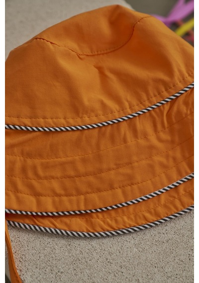 Ohlalakoala Candy Summer Biyeli Poplin Şapka Turuncu