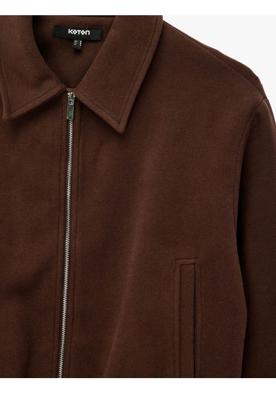 Koton Bomber Kahverengi Kadın Ceket 7wak10146ek