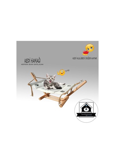 Kedigram Kedi Kulübesi Kedi Hamağı Beşik Kedi Evi Salıncağı