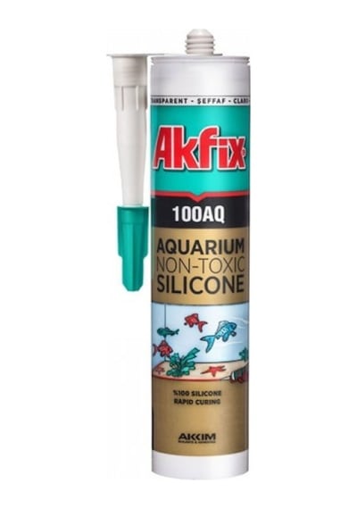 Akfix 100Aq Akvaryum Silikonu - Şeffaf - 310 Ml