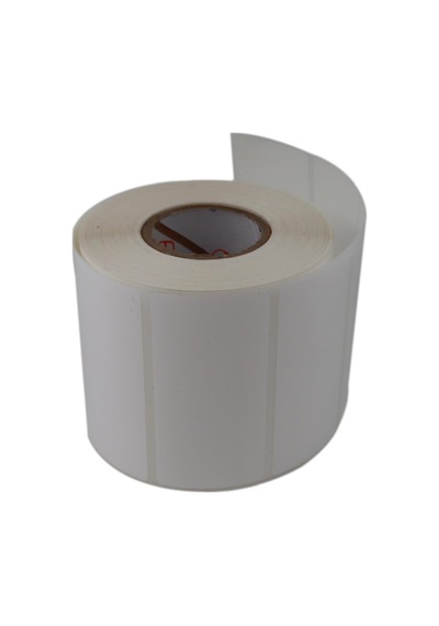 Pp Opak 80mm X 40mm Ruloda 1000 Adet 40mm Kuka Çapında Yırtılmaya Dayanıklı Etiket Çok Renkli