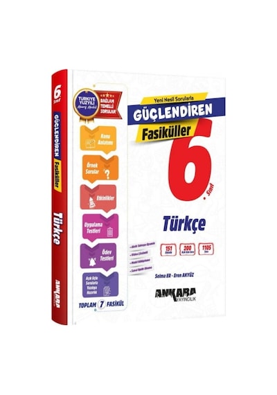 Ankara Yayıncılık 6. Sınıf Türkçe Güçlendiren Fasiküller Seti