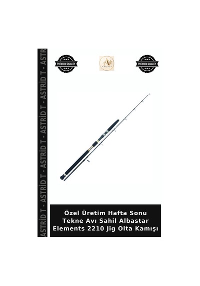 Özel Üretim Hafta Sonu Tekne Avı Sahil Albastar Elements 2210 Jig Olta Kamışı 180cm