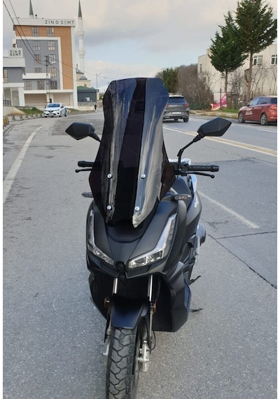 Motocam Salcano Wind 150 Ön Cam 2023-2026 Model 75cm Siyah Renkli 4mm