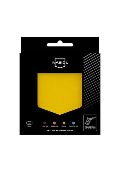 Özel Hava Kanallı Polisaj Pedi Sarı-150 Mm-yumuşak Polisaj Pasta Cila Süngeri, Detailing, Oto U