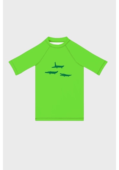 Slipstop Eddy Uv Korumalı Kısa Kollu Mayo T Shirt Erkek Çocuk T Shirt St2632000007 Yeşil