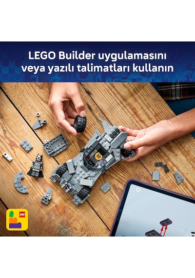 LEGO® DC Batman™ Batman ve Superman™ Batmobile™ 76331 – 9 Yaş ve Üzeri Çocuklar için Yaratıcı Oyuncak Yapım Seti (220 Parça)