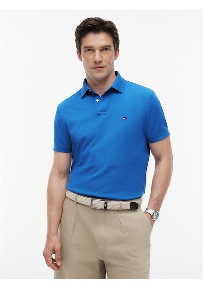Tommy Hilfiger 1985 Regular Polo Erkek Mavi Polo - Mw0mw17770
