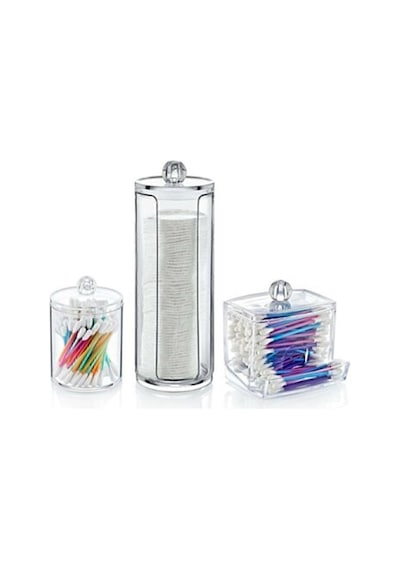 3 Lü Organizer Set Akrilik Beyaz Tr Diğer