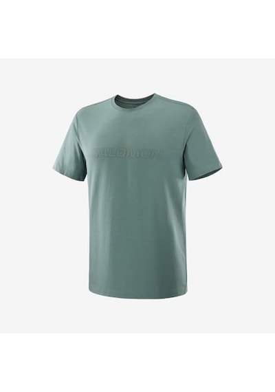 Salomon Bıg Logo Tee M North Atlantic// Erk T-shırt Lc2526700 Gri