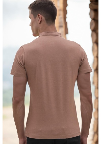 T8560 Dewberry T-shırt-kahve 1