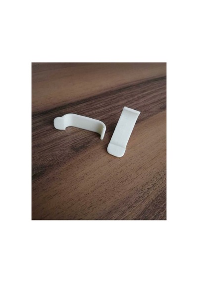 Zebra Perde Kornişe Takma Aparatı 10 Adet 4,5 Cm Plastik Krem - 265425399 Krem