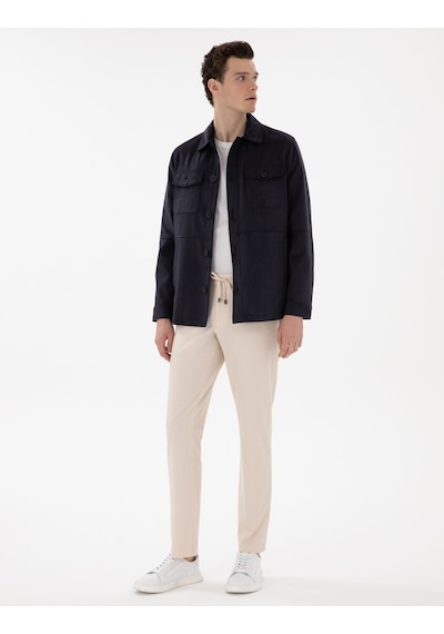 Pierre Cardin Erkek Lacivert Deri Mont-kaban 50312345-200 Lacivert