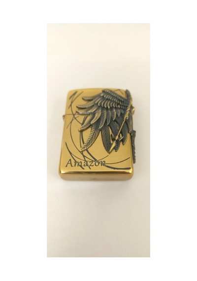 Melek Figürlü Pürmüz Alevli Gold Gazlı Çakmak Altın - 861684283 Altın - 861684283 Altın