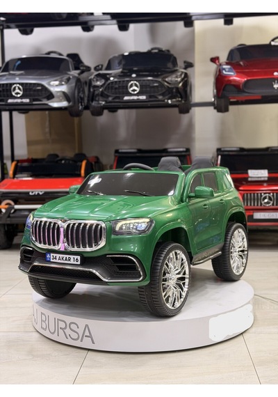 Bmw Akülü Araba 0-6 Yaş Özel Plaka Hediye Yeşil