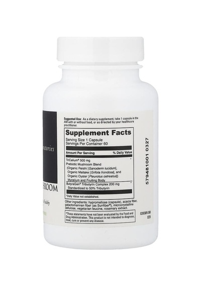 Davinci Laboratories, Prebiotic Mushroom Blend, 60 Capsules