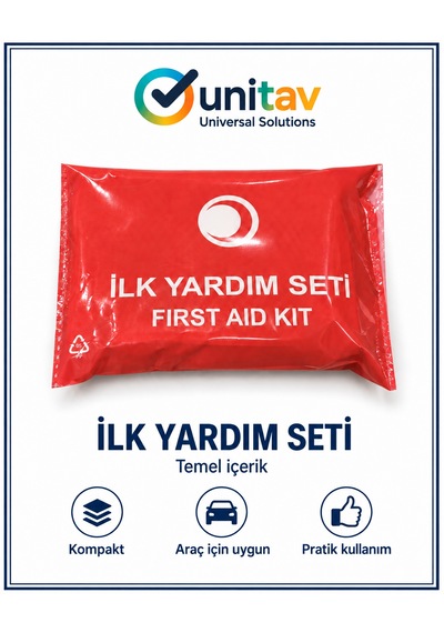 Unitav Eko Trafik Ve İlk Yardım Seti Tüvtürk Muayene Onaylı