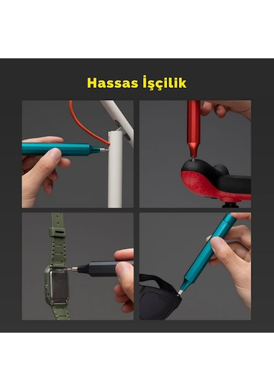 Fixonic Hoto Qwlsd004 24'ü 1 Arada Hassas Kalem Tip Tornavida Seti Turuncu Renk
