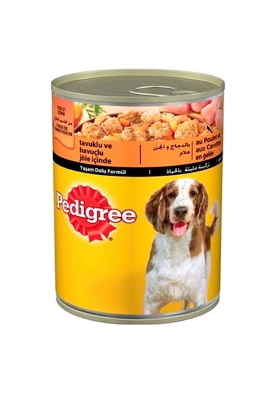 Pedigree Tavuklu ve Havuçlu Konserve Yetişkin Köpek Maması 12 x 400 G