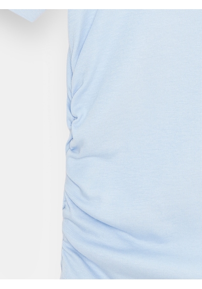 Dilvin 32614 Polo Yaka Top-açık Mavi