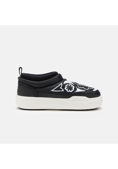Black White Sneaker Günlük Kadın 80d2470030-na02 Moon Boot Park Soft Flower Black/whıte Siyah - Beyaz