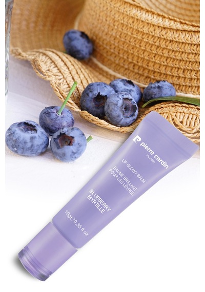 Pierre Cardin Lip Glowy Balm - Parlak Dudak Balmı - Blueberry Myrtille - 10 Gr 00