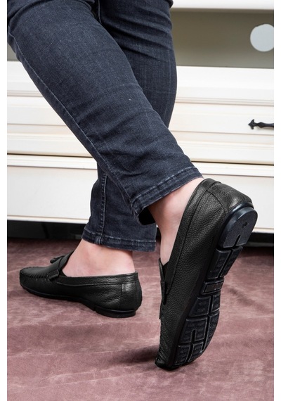 Noble Hakiki Deri Erkek Günlük Ayakkabı, Rok Loafer Ayakkabı