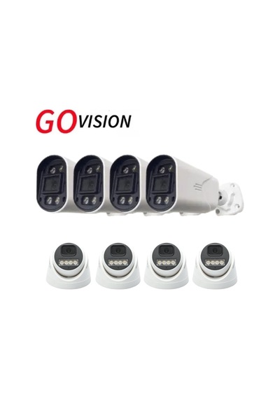 8 Adet 2mp Ahd Güvenlik Kamerası Full Hd, Gece Görüşlü