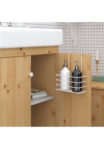 Teknotel Askılı Dolap İçi Tek Katlı Banyo&mutfak Rafı Beyaz Sf004 Beyaz