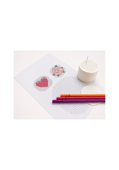 Punch Needle Saklama Kutusu Ve Delik Şablonu 7 Cm Genişlik 3 Cm Yükseklik 3d Baskı Organizer