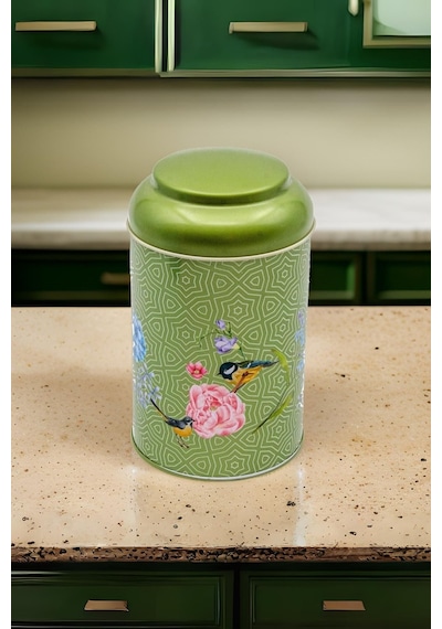 Ef115-d7 Blooming Green Desenli Baharatlık 1,1 Lt Çok Renkli