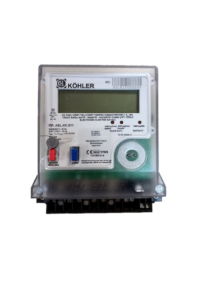 Köhler Çift Yönlü Kombi Trifaze Elektronik Elektrik Sayacı AEL KC