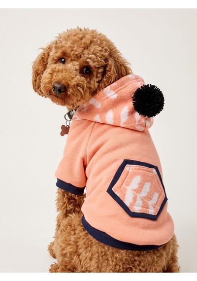 Peachy Pink Köpekler İçin Polar Sweatshirt
